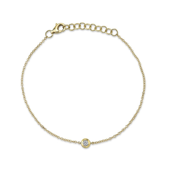 Shy Creation Bezel by The Inch Yellow Gold and Diamond Bracelet SC55008391 image number 0